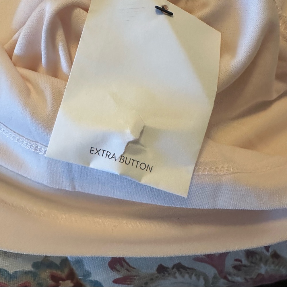 Calvin Klein Pink Pastel Shift Dress with Sheer Bell Cuffs - Picture 10 of 10